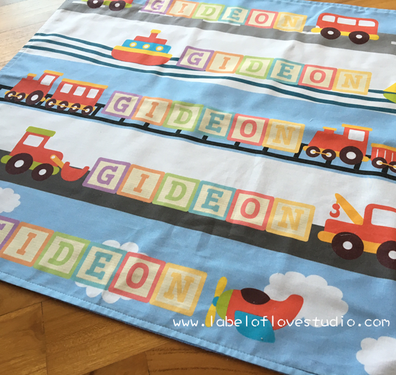 Little Vehicles Personalized Blanket