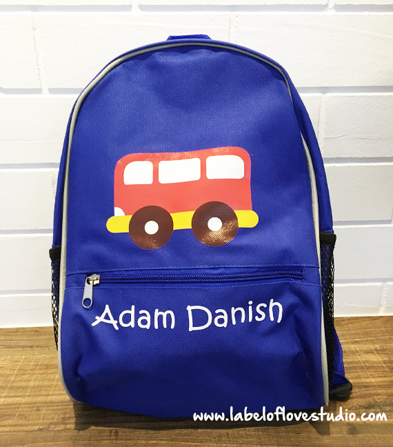 Little Vehicle Personalized Backpack