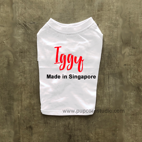 Made in Singapore Dog/ Cat Tee