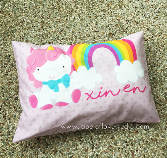 Magical Unicorn Personalized Pillow