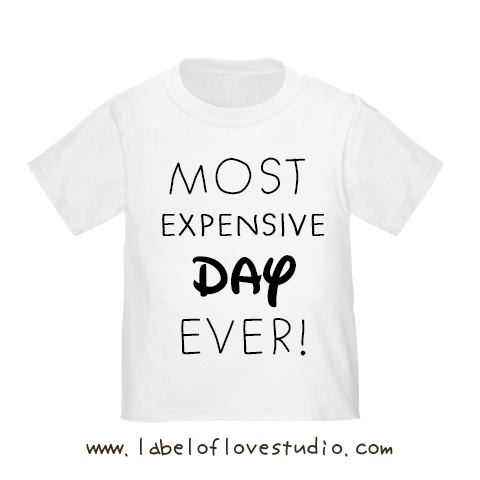 Most Expensive Day Ever Vacation Romper/ Tee