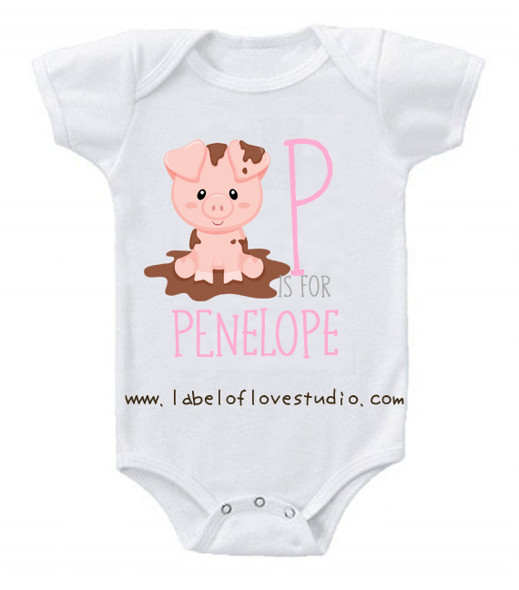 P is for ... Alphabet Romper/ Tee