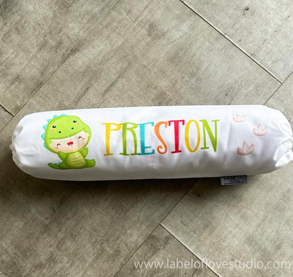 Party Dinosaur Personalized Bolster