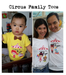 Personalized-Circus Family Tees-with name Singapore
