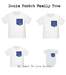 Personalized-Denim Pockets Family Tees-with name Singapore