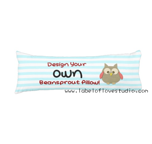 Personalize-Design your own Beansprout Pillow-baby husk singapore