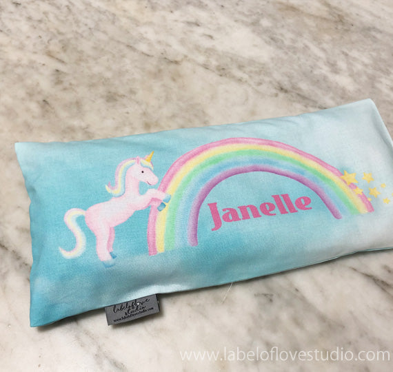 Personalize-Dreamland Unicorn Beansprout Pillow-baby husk singapore
