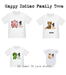 Personalized-Happy Zodiac Family Tees-with name Singapore