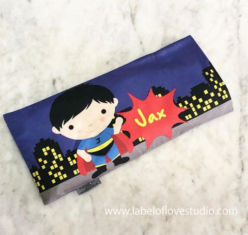 Personalize-Pow Wow Super Boy Beansprout Pillow-baby husk singapore