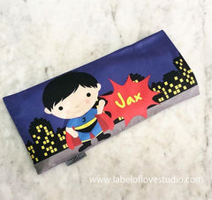 Personalize-Pow Wow Super Boy Beansprout Pillow-baby husk singapore