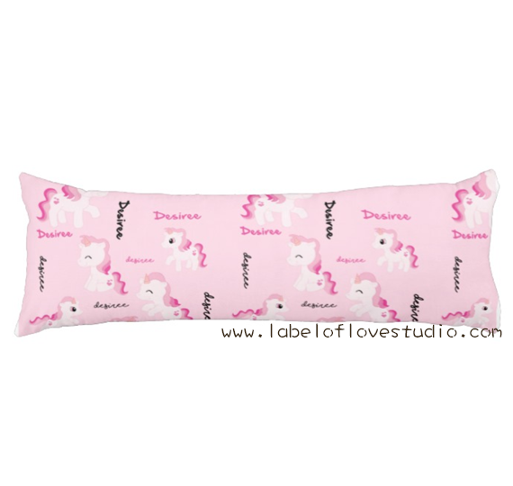 Personalize-Sweet Unicorn Beansprout Pillow-baby husk singapore