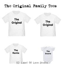 Personalized-The Original Family Tees-with name Singapore
