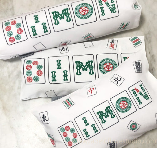 Personalized-baby-Huat Huat Mahjong Bedding Set-kid pillow bolster beansprout Singapore