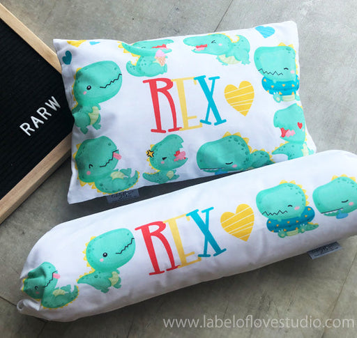 Personalized-baby-Party Rex Bedding Set-kid pillow bolster beansprout Singapore