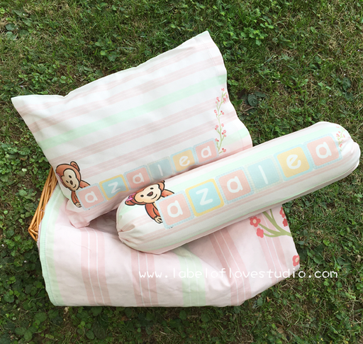 Personalized-baby-Pretty Zodiac Bedding Set-kid pillow bolster beansprout Singapore