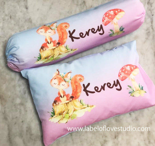 Personalized-baby-Spring Fox Bedding Set-kid pillow bolster beansprout Singapore