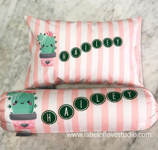 Personalized-baby-Spunky Cactus Bedding Set-kid pillow bolster beansprout Singapore