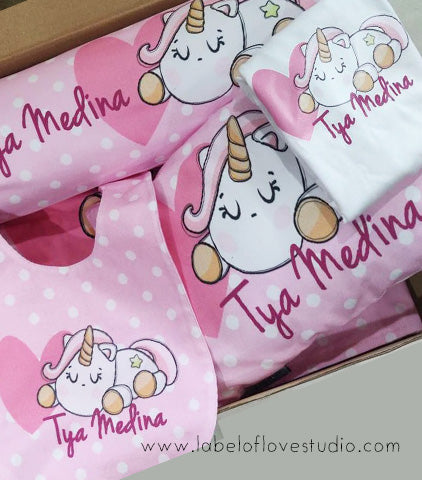 Personalized baby gift box hamper Singapore-Delightful Baby Gift Set