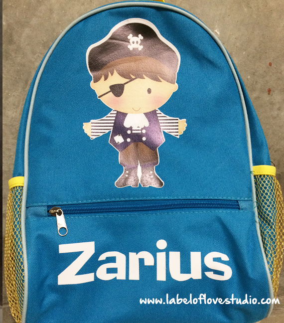 Personalized Pirate Backpack