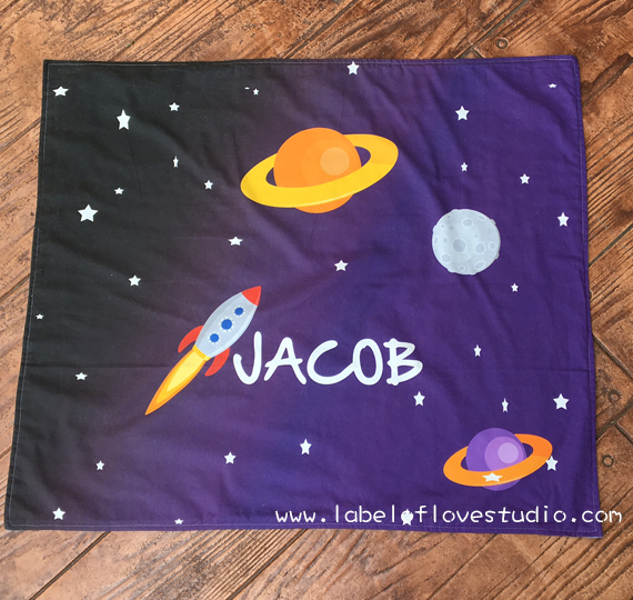 Starry Galaxy Personalized Blanket