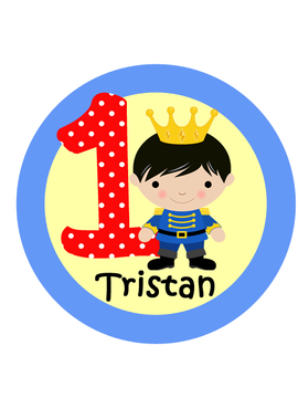 Prince Valiant with Age Birthday Label