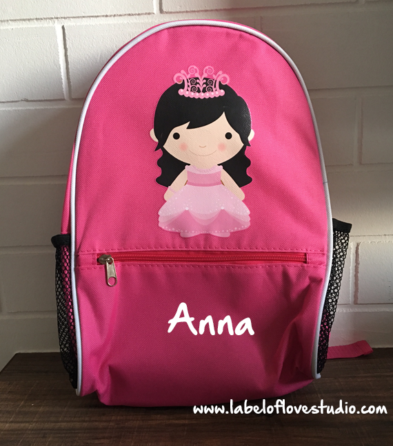 Personalized Princess Ruby Backpack