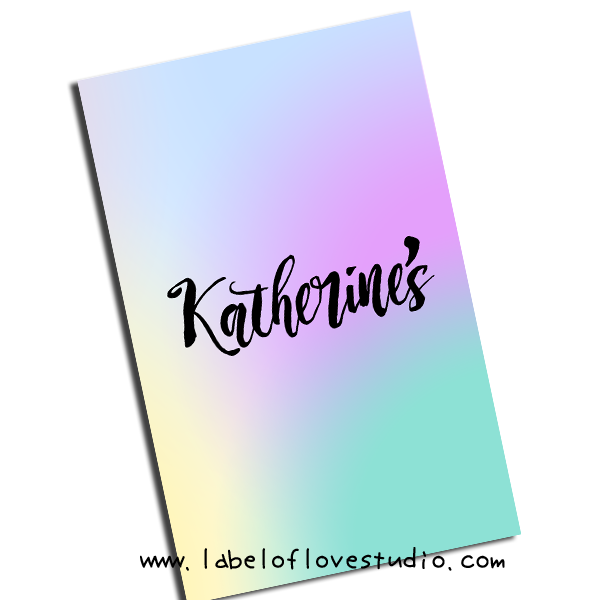 Rainbow Swirls Notebook