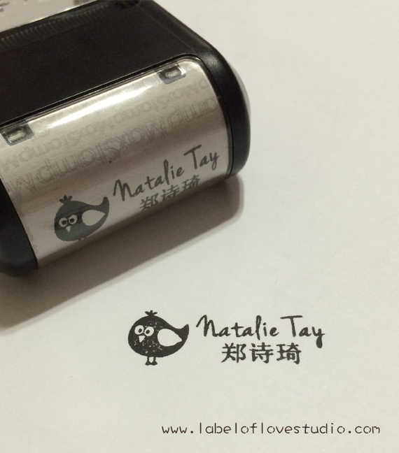 Personalized Self Inking Chops (Choose your character)