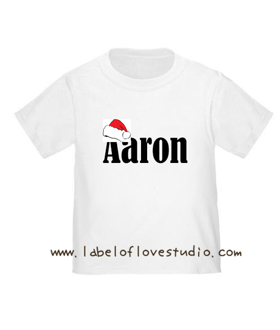 Santa's Hat Romper/ Tee