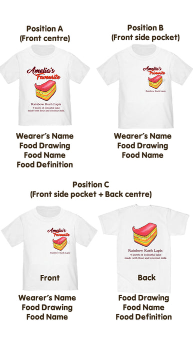 Singapore Food Heritage Clothing - Curry Puff Romper/ Tee