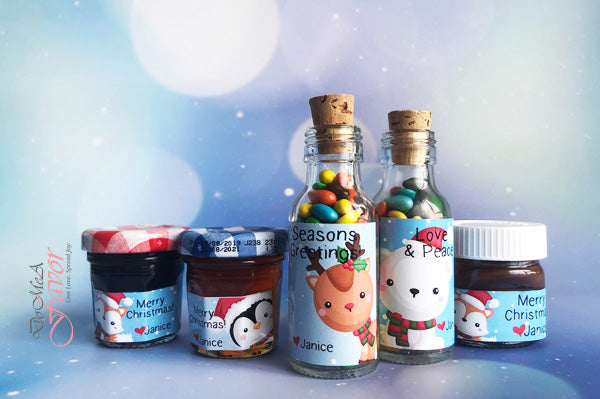 Snowy Forest Friends Christmas Yummy Favors