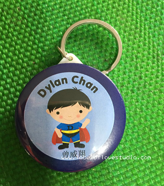 Super Boy Bag Tag