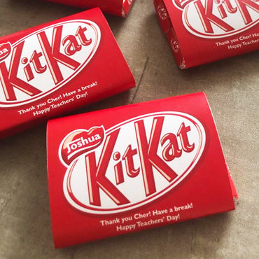 Teacher's Day Gift - Personalised Kit Kats