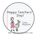 happy teachers day stickers