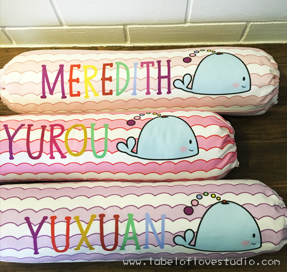 The Jolly Whale Personalized Bolster