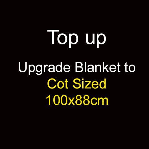 Top up Blanket to Cot Size