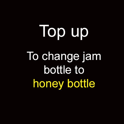 Top up for honey bottle