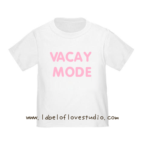 Vacay Mode (Pink) Vacation Romper/ Tee