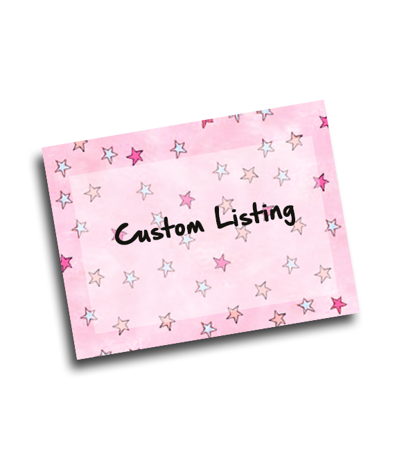 Custom listing for Adeline