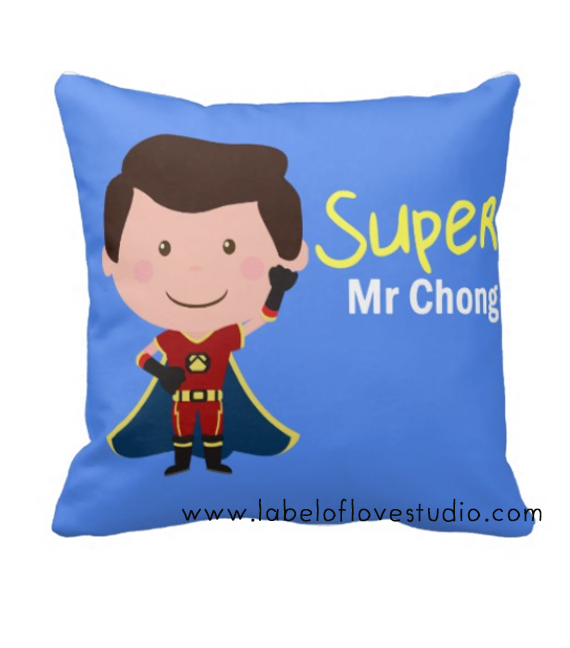 Super (Male) Teacher Cushion