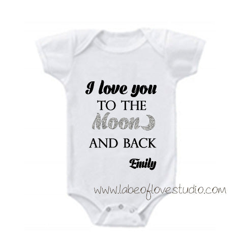 Love You to the Moon and Back Romper/ Tee