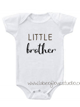 Little Brother Romper/ Tee