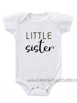Little Sister Romper/ Tee