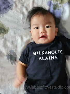 Milkaholic Romper/ Tee