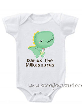 Milkasaurus Romper/ Tee
