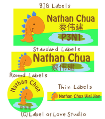name label singapore
